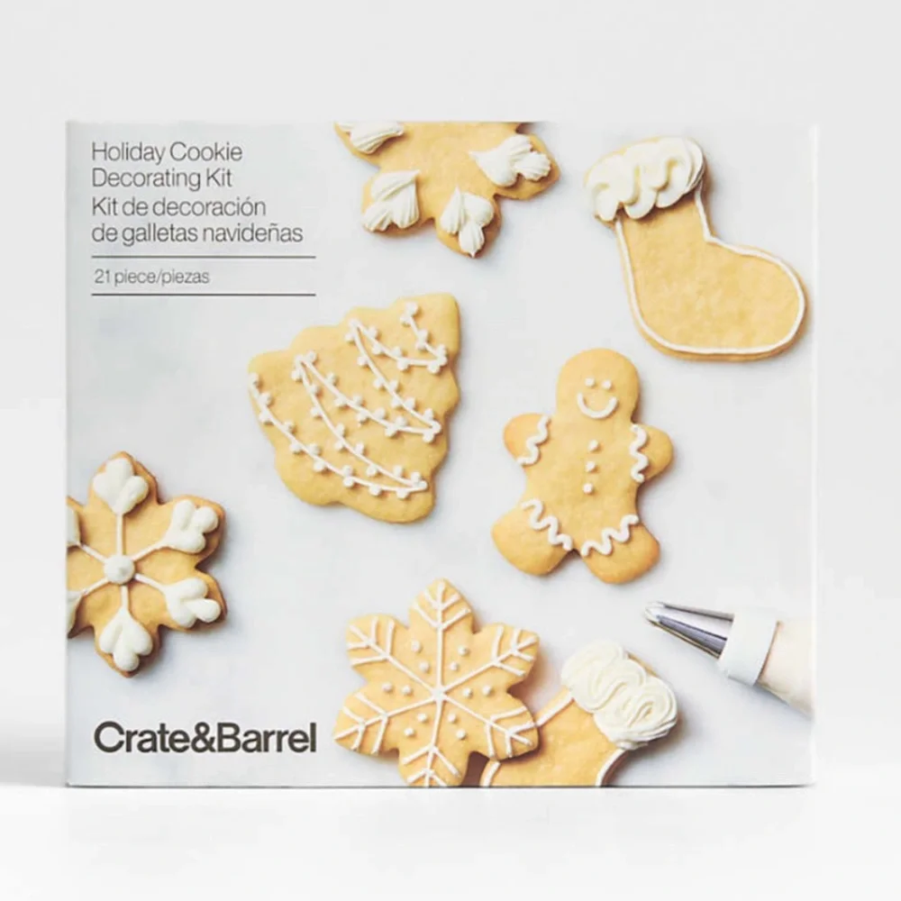 Crate&Barrel Festive Cookie Decorating Set